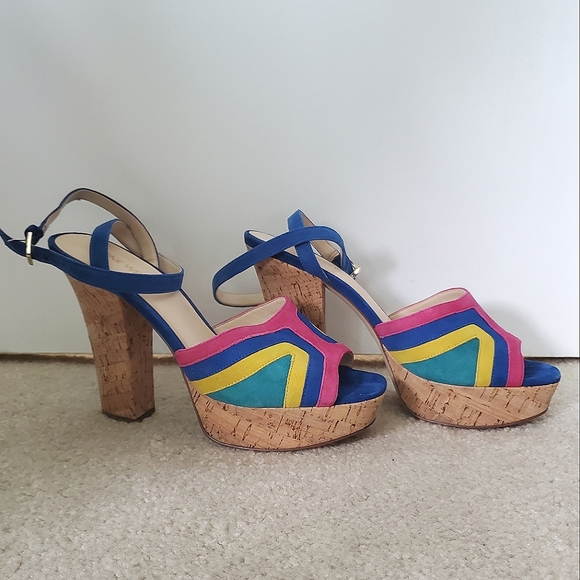 Nine West Damonica Platform Sandals - Picture 1 of 9